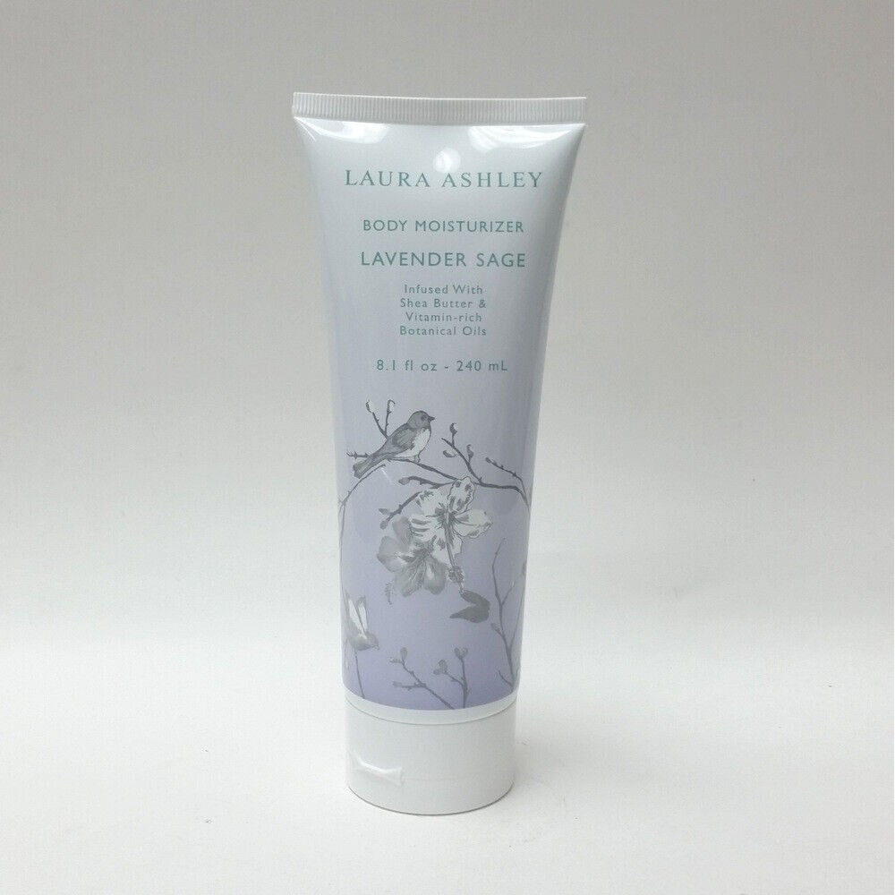 Laura Ashley Lavender Sage Body Moisturizer Lotion Shea Butter Vitamin 8.1 oz